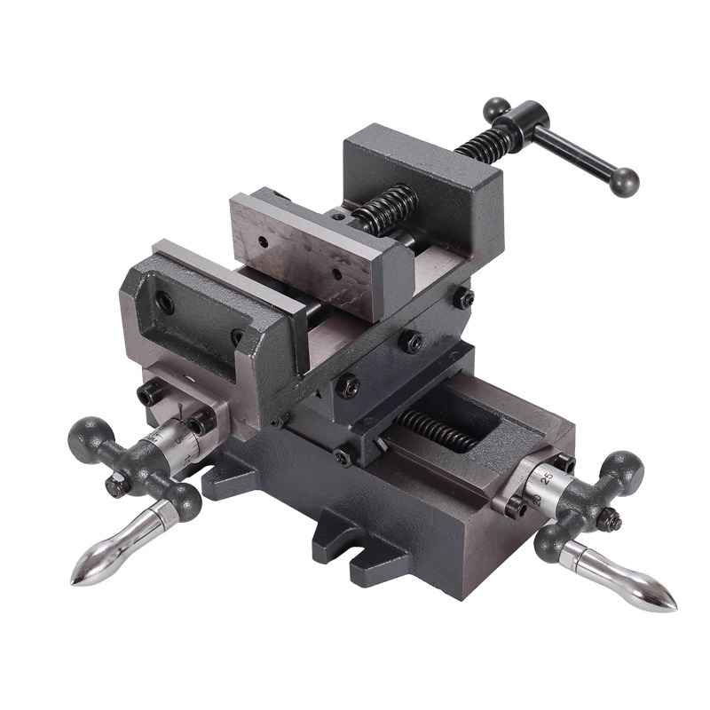 Drill Press Bench - Industrial Cross Vice Two Way Moving