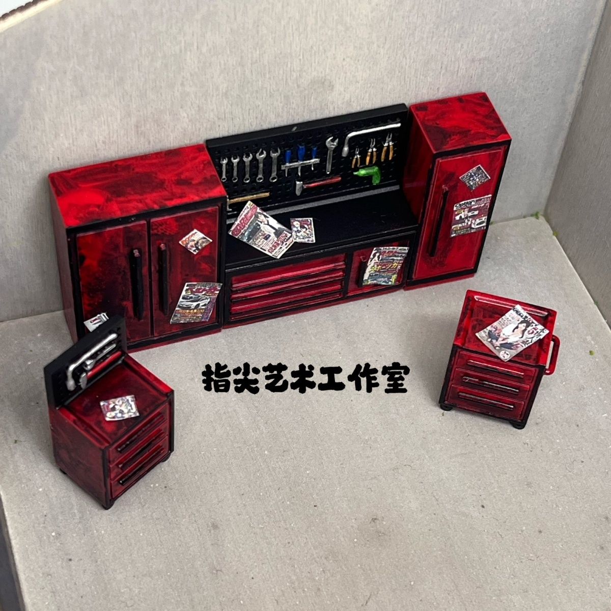 1/64 Maintenance Tool Cabinet  - Workshop Tools Background ulasan dan harga