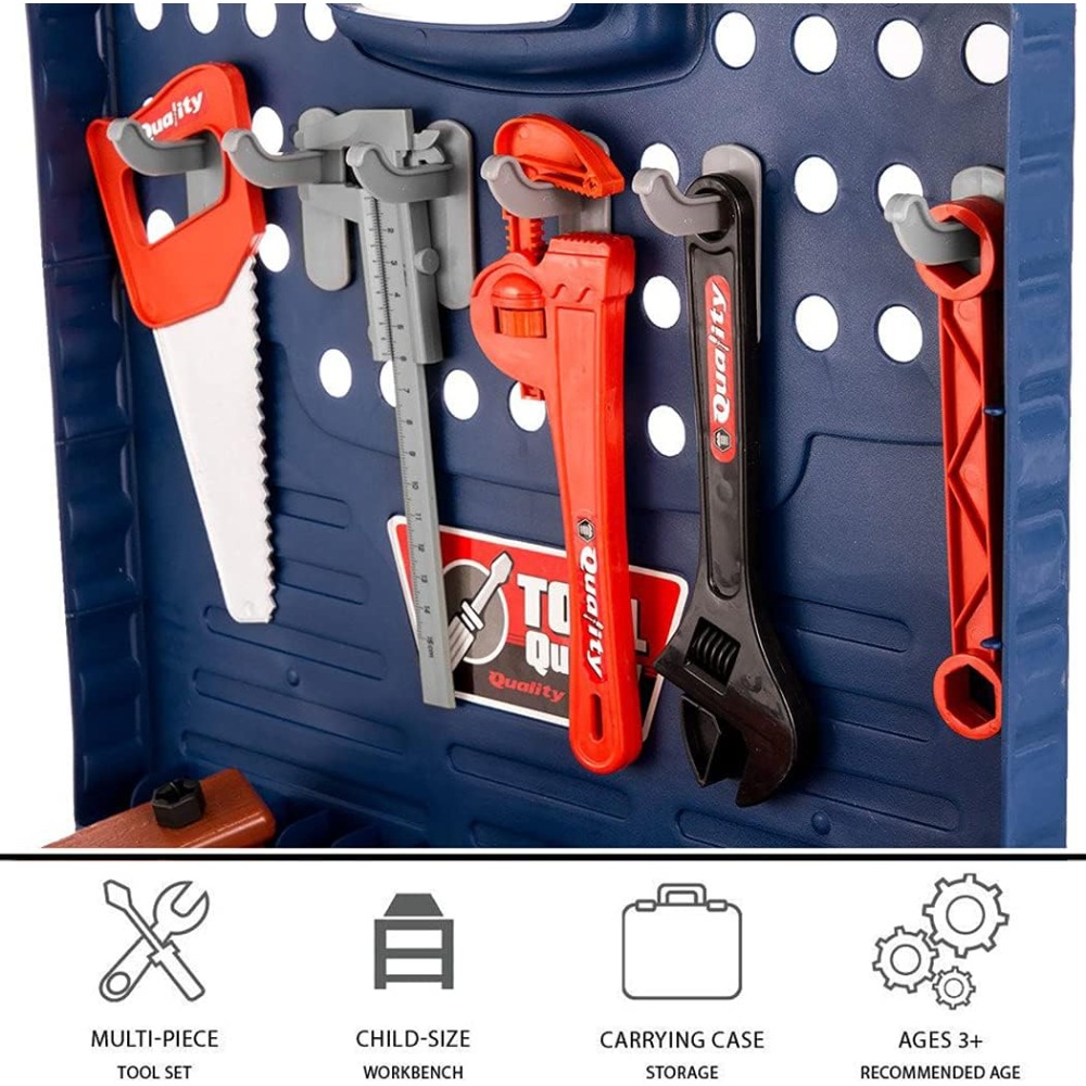 Kids Toy Tool Workbench with R - Tools Workshop For Kids ulasan dan harga