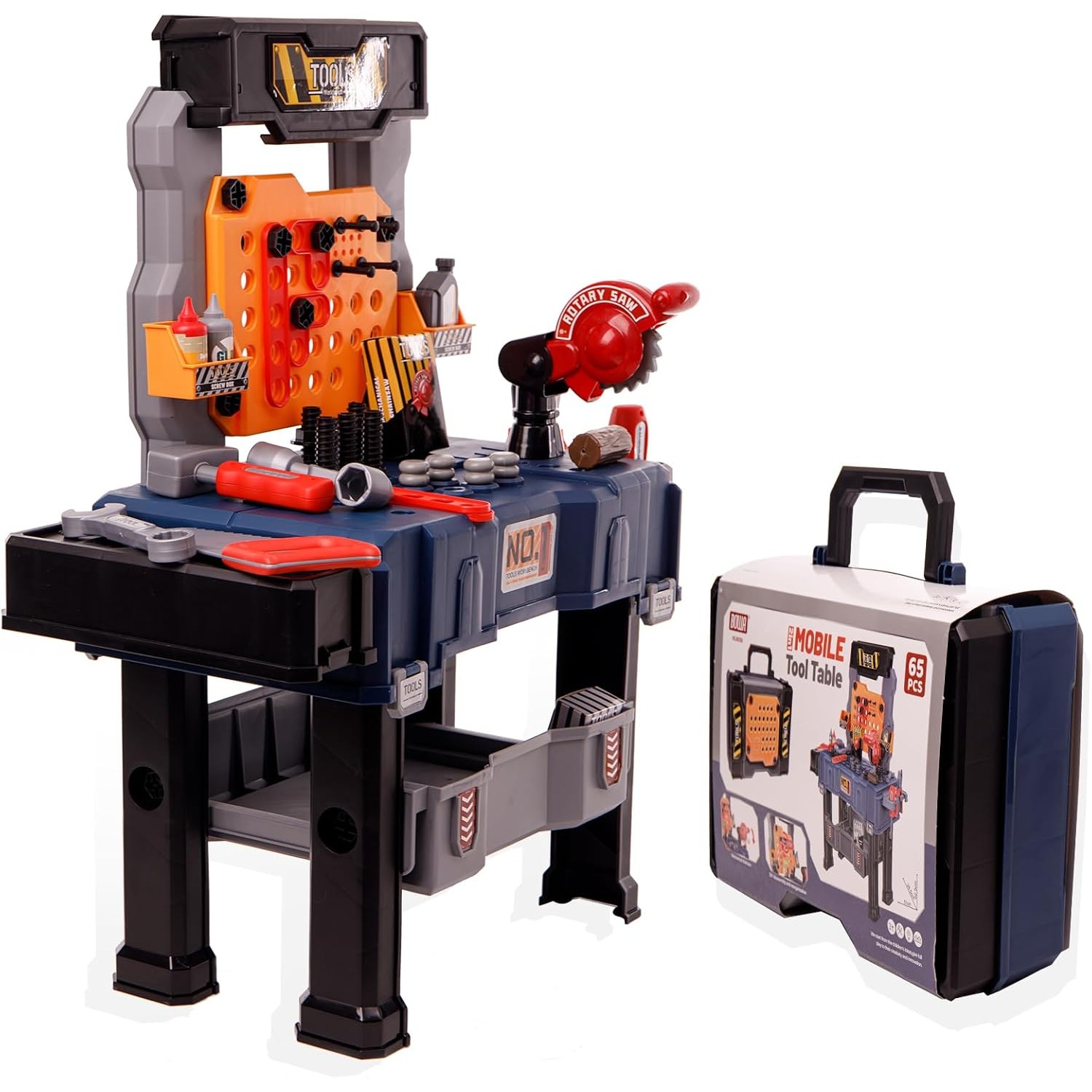 65PCS Kids Tool Bench Set Pret - Tools Workshop For Kids ulasan dan harga