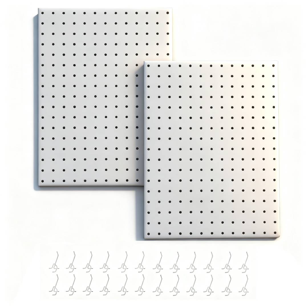 Metal Pegboard, 2 Panels + 24  - Workshop Tools Hanger ulasan dan harga