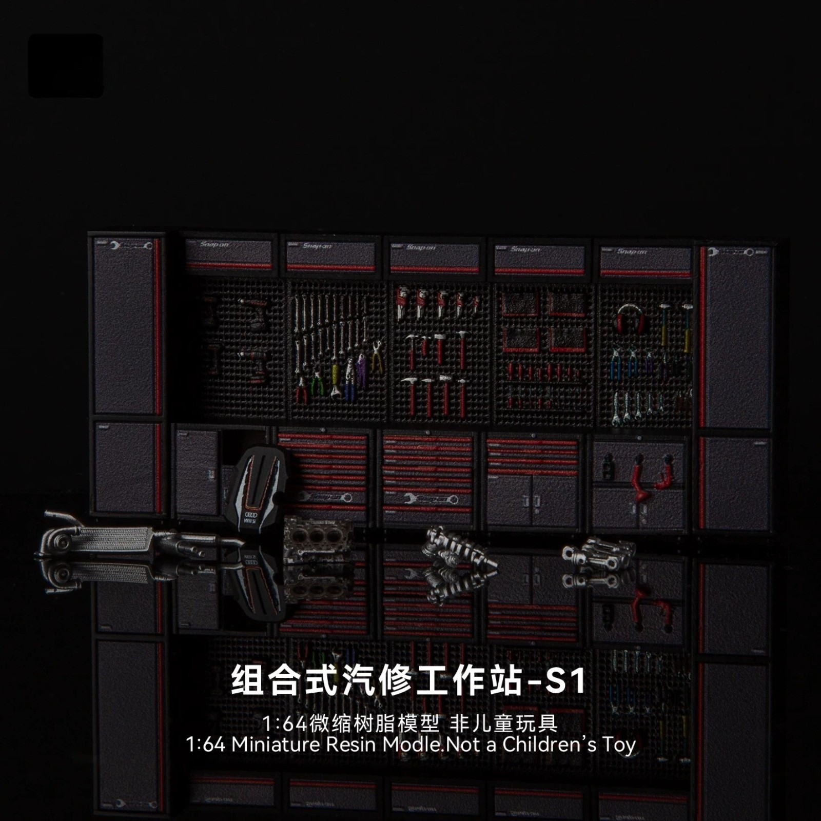 1/64 Diorama Car Repair Workst - Tools Workshop For Kids ulasan dan harga