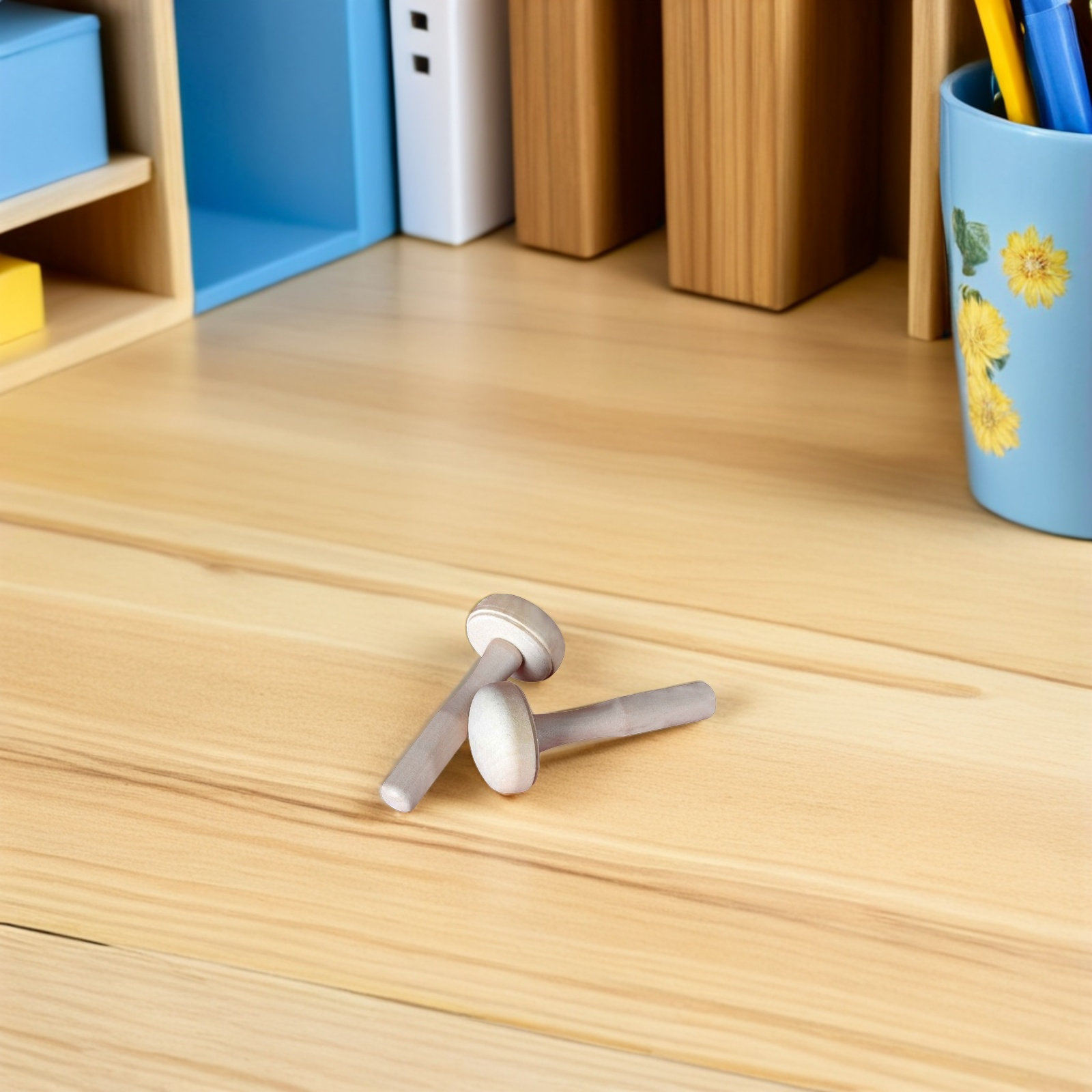 10Pcs Children Wooden Mushroom - Tools Workshop For Kids ulasan dan harga
