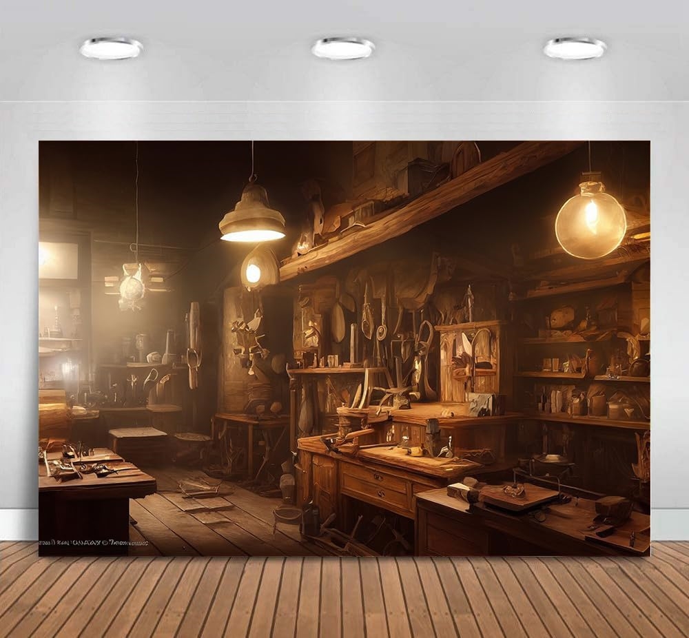 Steampunk Mechanic Tool Worksh - Workshop Tools Background ulasan dan harga