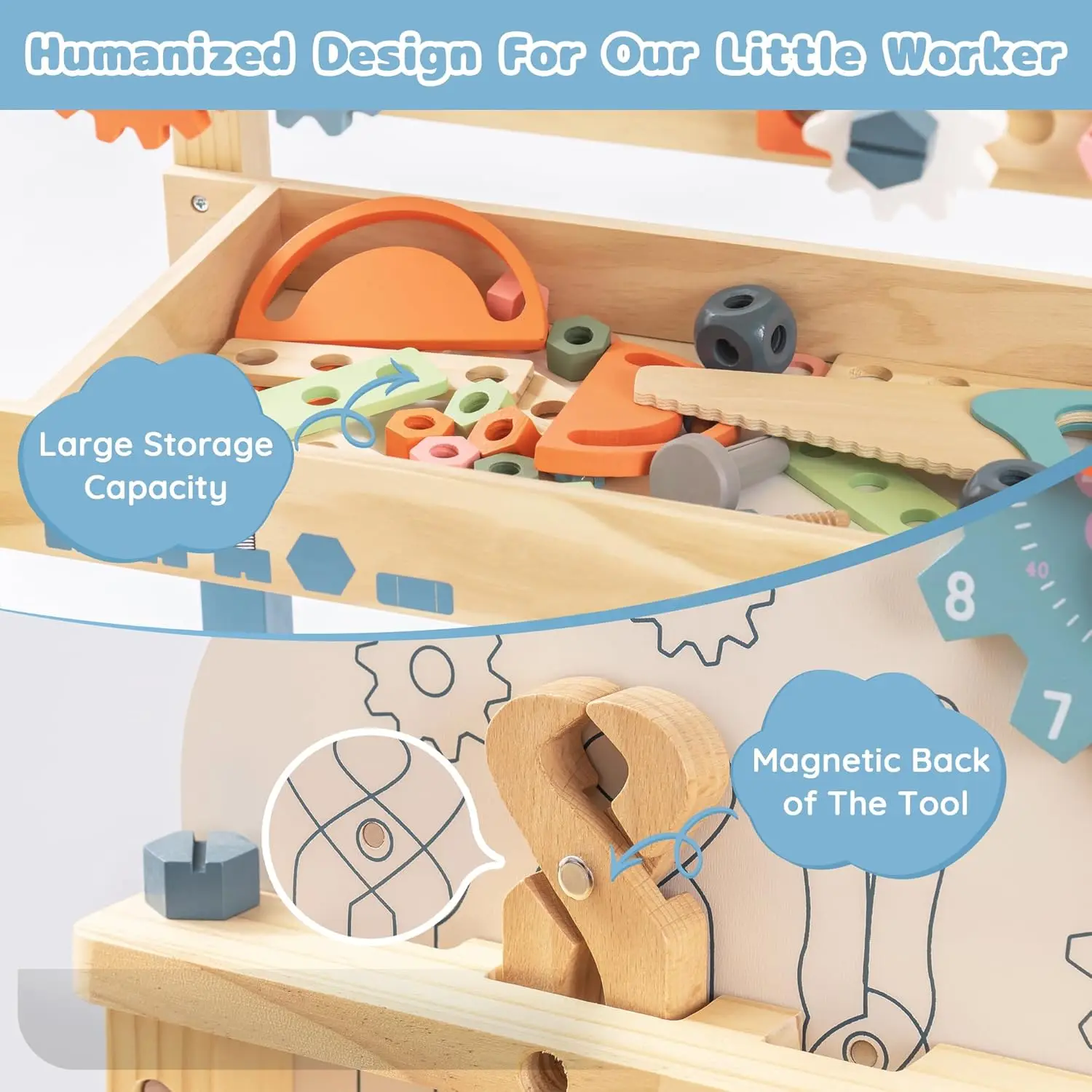 Robotime Robud Kids Tool Bench - Tools Workshop For Kids ulasan dan harga