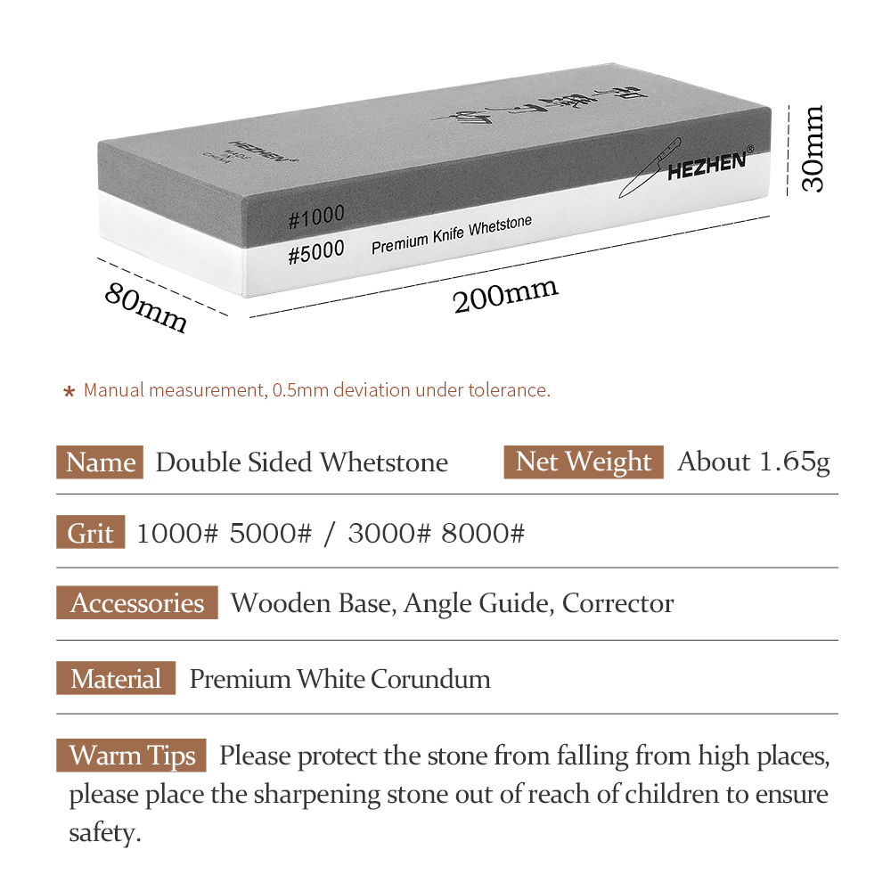 HEZHEN Kitchen Knife Diamond S - Sharpening Stone Whetstone ulasan dan harga