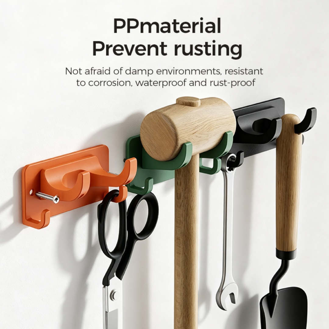 1PC Rustproof PP Wall Mount Mu - Workshop Tools Hanger ulasan dan harga