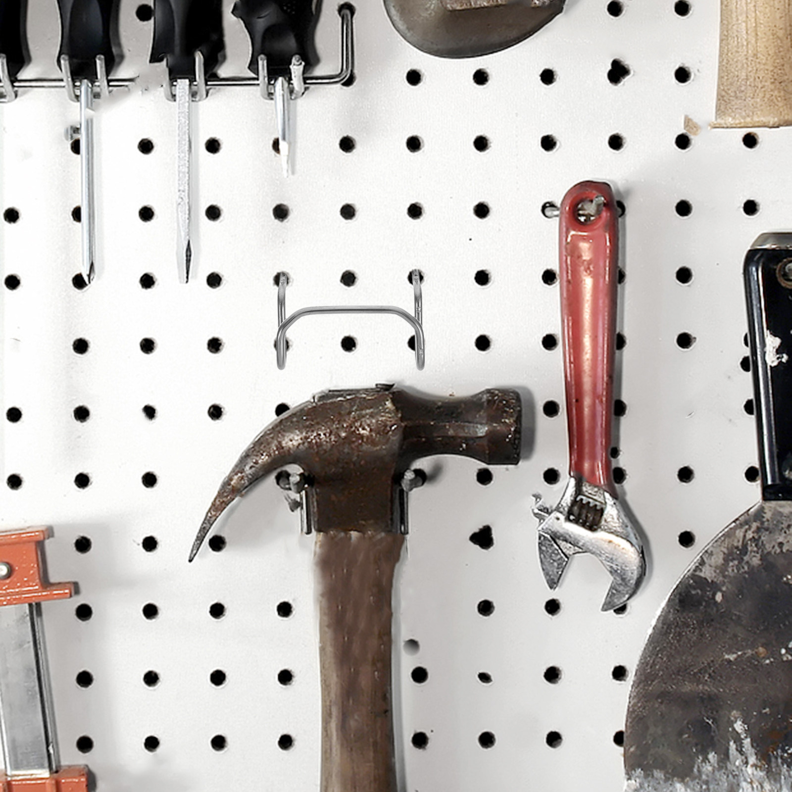 10Pcs Stainless Steel Pegboard - Workshop Tools Hanger ulasan dan harga
