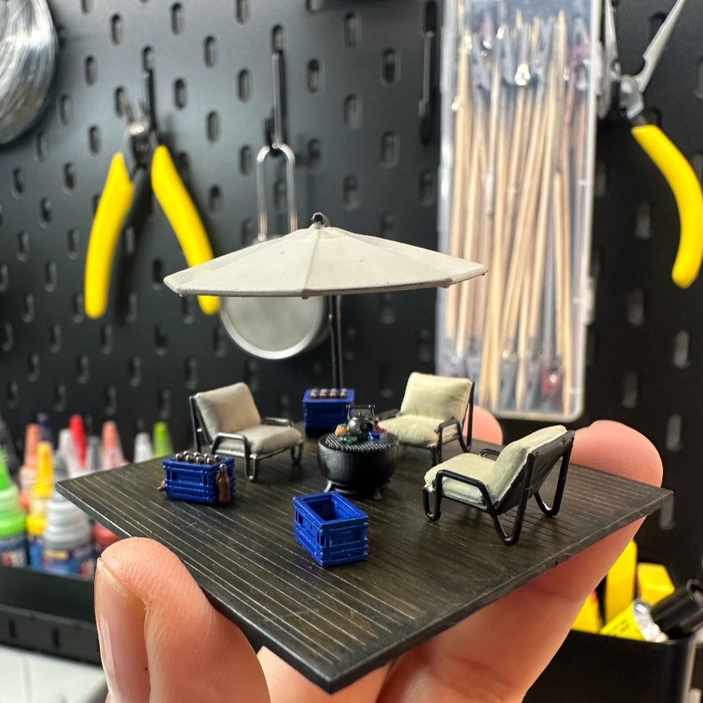 Diorama 1/64 Leisure Terrace M - Tools Workshop For Kids ulasan dan harga