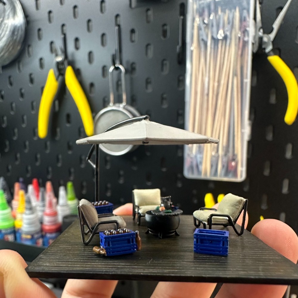 Diorama 1/64 Leisure Terrace M - Tools Workshop For Kids ulasan dan harga