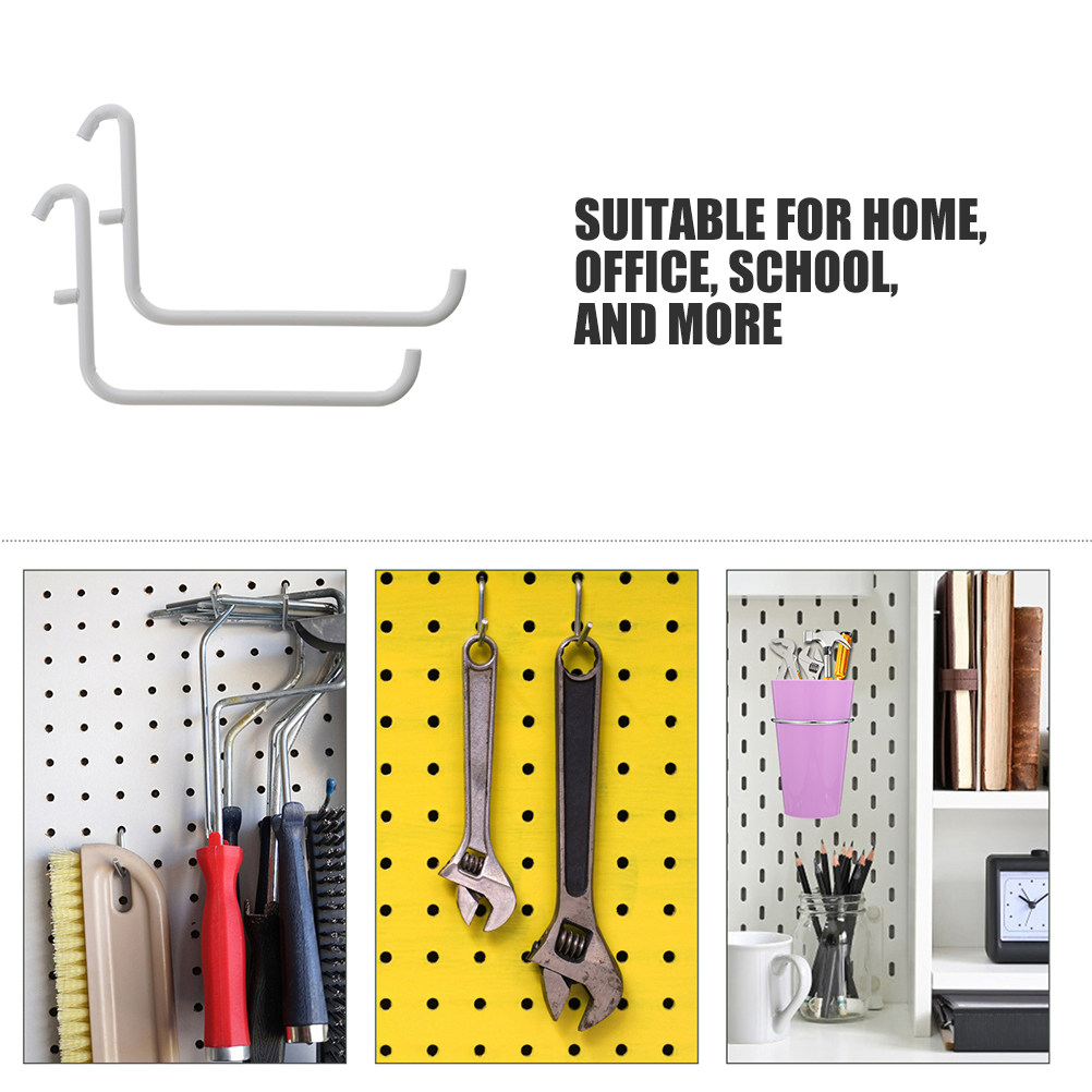 4Pcs Space Saving Metal Pegboa - Workshop Tools Hanger ulasan dan harga