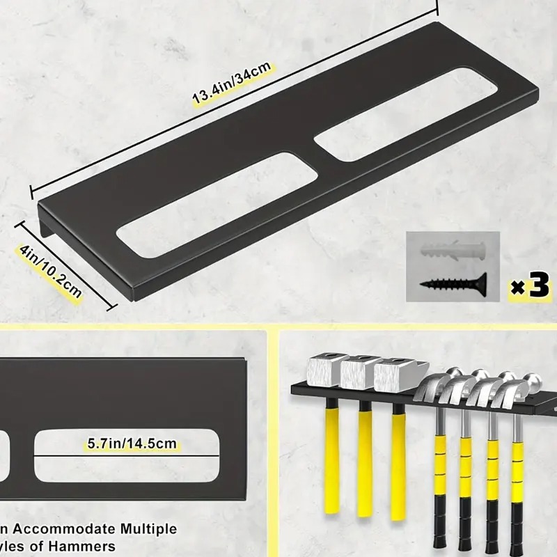 Wall Mounted Metal Tool Hanger - Workshop Tools Hanger ulasan dan harga