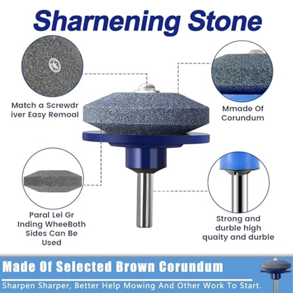 Universal Lawnmower Blade Shar - Sharpening Stone Whetstone ulasan dan harga