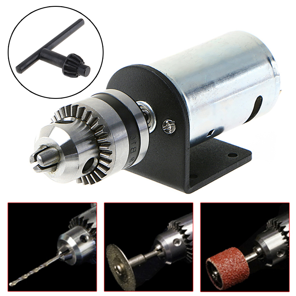 12-24V Hand Drill 555/775 DIY  - Drill Press Bench ulasan dan harga