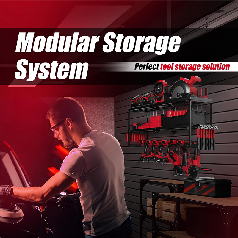 Multifunctional Wall Tool Stor - Workshop Tools Shelf ulasan dan harga